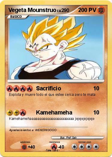 Pokemon Vegeta Mounstruo