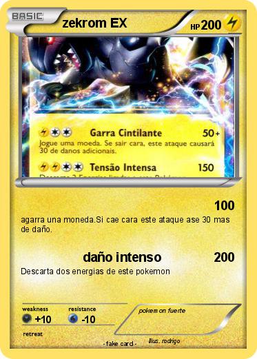 Pokemon zekrom EX