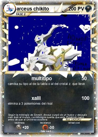 Pokemon arceus chikito