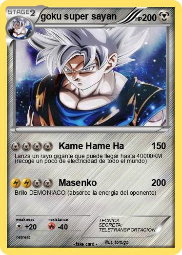 Pokemon goku super sayan
