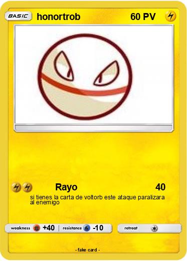 Pokemon honortrob