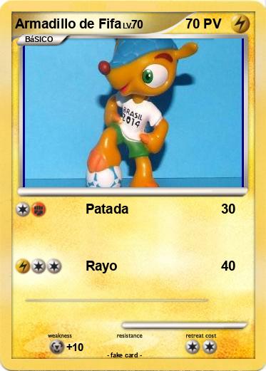 Pokemon Armadillo de Fifa