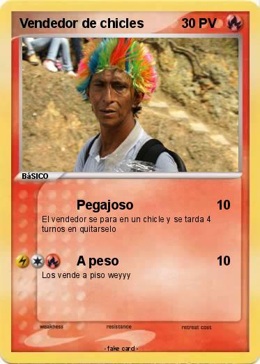 Pokemon Vendedor de chicles