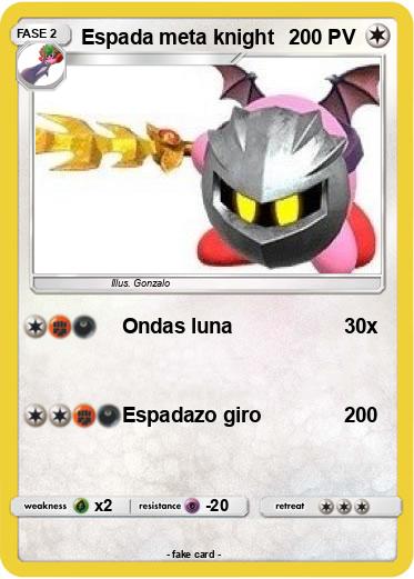 Pokemon Espada meta knight