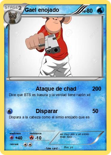 Pokemon Gael enojado