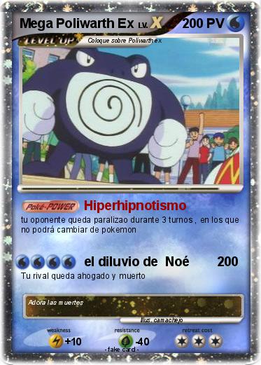 Pokemon Mega Poliwarth Ex
