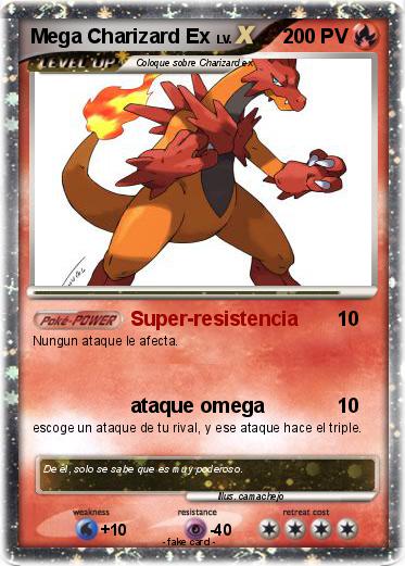 Pokemon Mega Charizard Ex