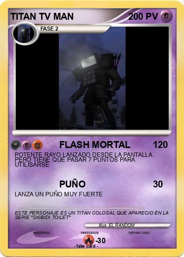 Pokemon TITAN TV MAN