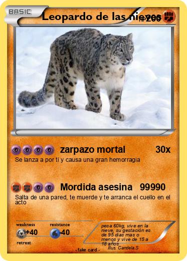 Pokemon Leopardo de las nieves