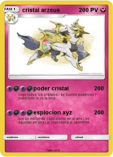 Pokemon cristal arzeus