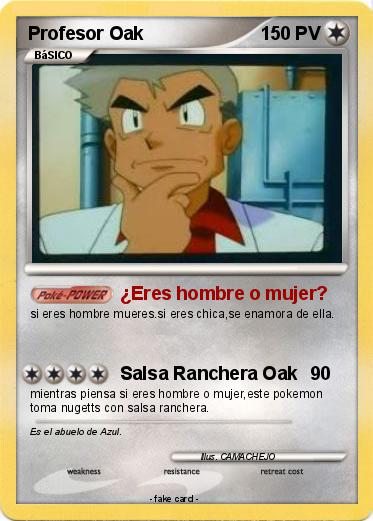 Pokemon Profesor Oak