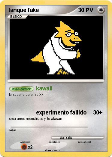 Pokemon tanque fake