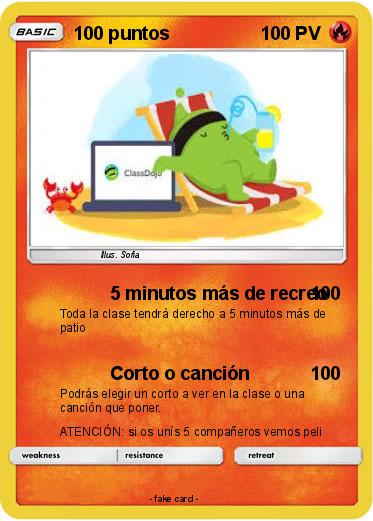 Pokemon 100 puntos