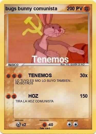 Pokemon bugs bunny comunista