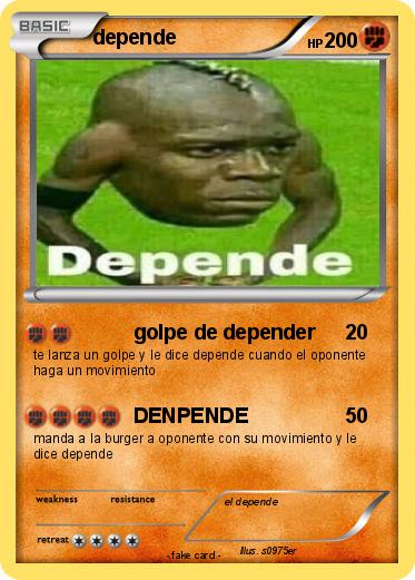 Pokemon depende