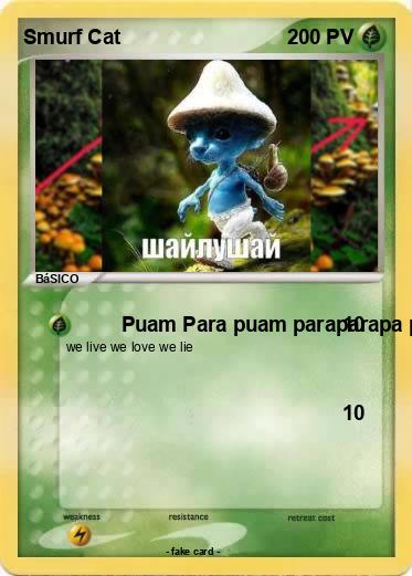 Pokemon Smurf Cat