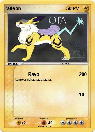 Pokemon raiteon