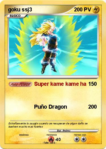 Pokemon goku ssj3