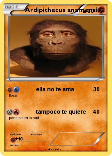 Pokemon Ardipithecus anamensis