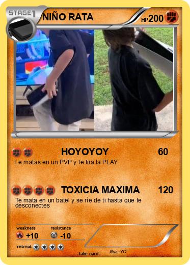 Pokemon NIÑO RATA