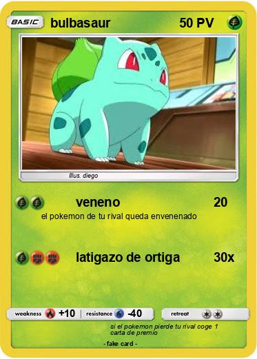 Pokemon bulbasaur