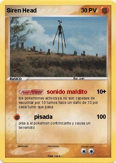 Pokemon Siren Head