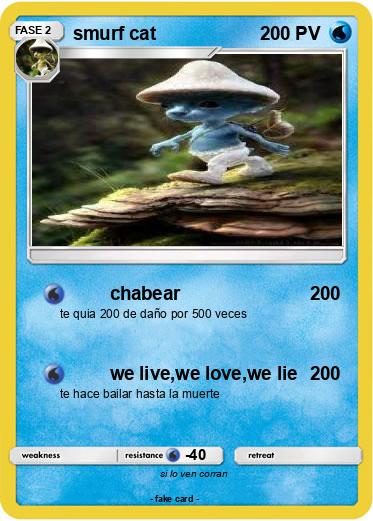 Pokemon smurf cat