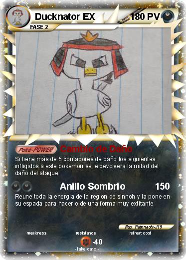 Pokemon Ducknator EX