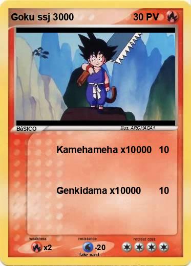 Pokemon Goku ssj 3000
