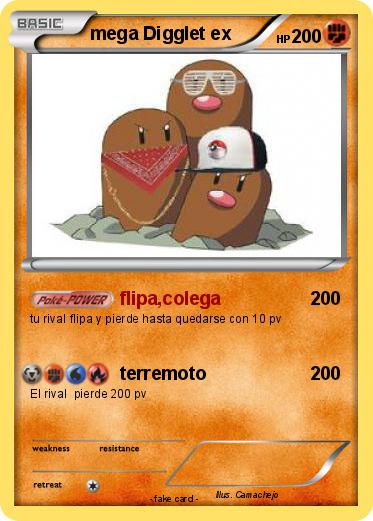 Pokemon mega Digglet ex