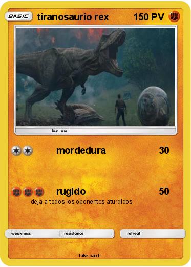 Pokemon tiranosaurio rex