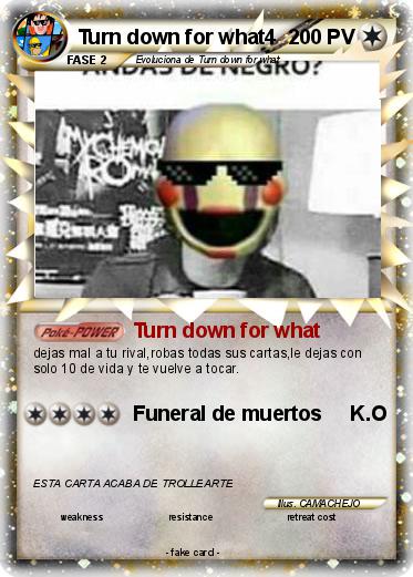 Pokemon Turn down for what4