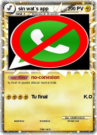 Pokemon sin wat´s app