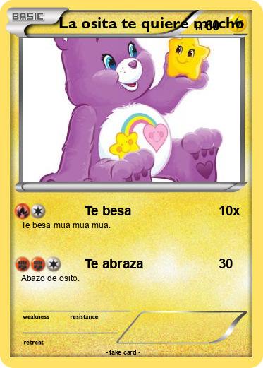 Pokemon La osita te quiere mucho
