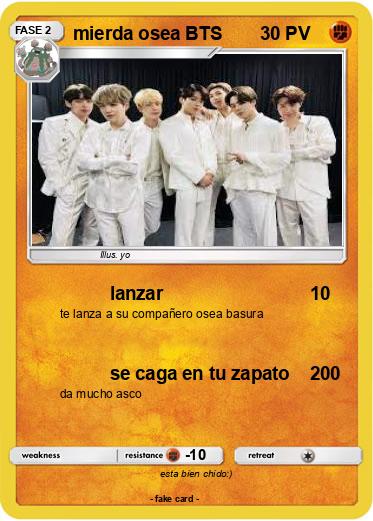 Pokemon mierda osea BTS