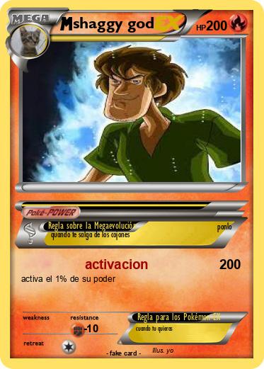 Pokemon shaggy god