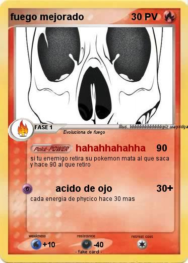 Pokemon fuego mejorado