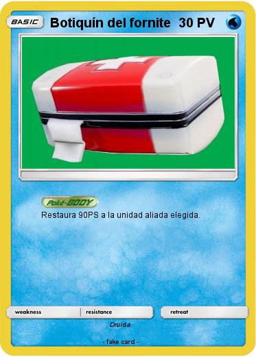 Pokemon Botiquín del fornite