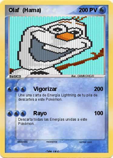 Pokemon Olaf  (Hama)