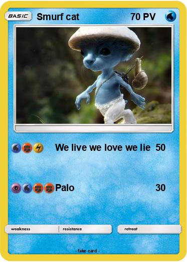 Pokemon Smurf cat