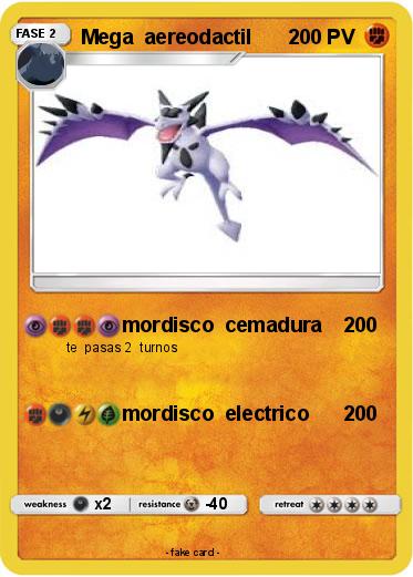 Pokemon Mega  aereodactil
