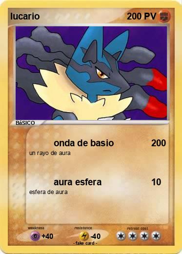 Pokemon lucario