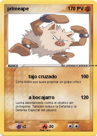 Pokemon primeape