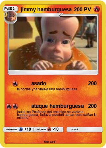 Pokemon jimmy hamburguesa