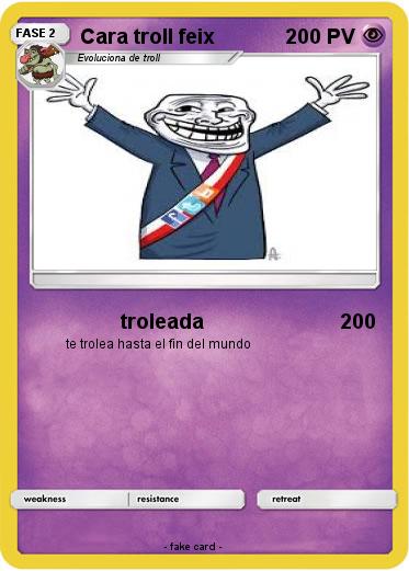 Pokemon Cara troll feix