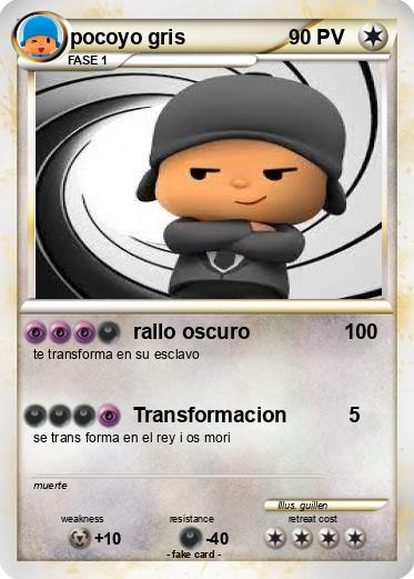 Pokemon pocoyo gris