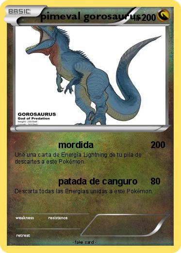 Pokemon pimeval gorosaurus