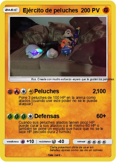 Pokemon Ejército de peluches