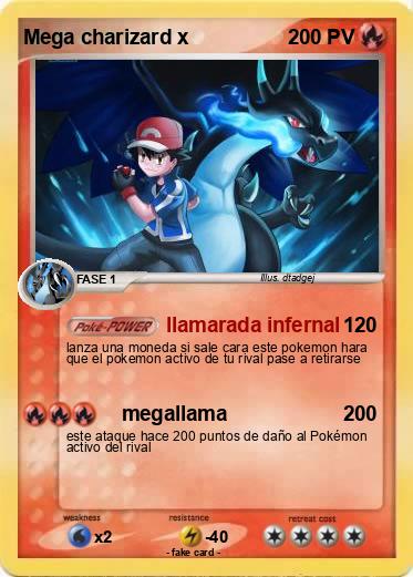 Pokemon Mega charizard x
