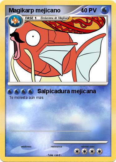 Pokemon Magikarp mejicano